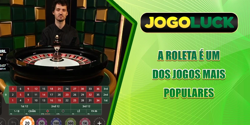 A roleta é um dos jogos mais populares.