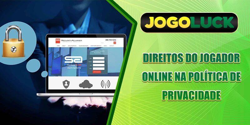 Direitos do jogador online na política de privacidade